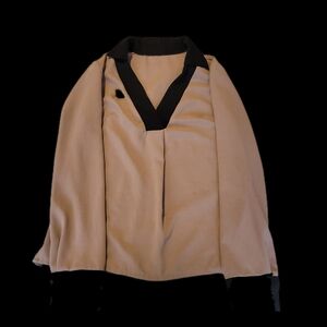 Beige and Black Shawl